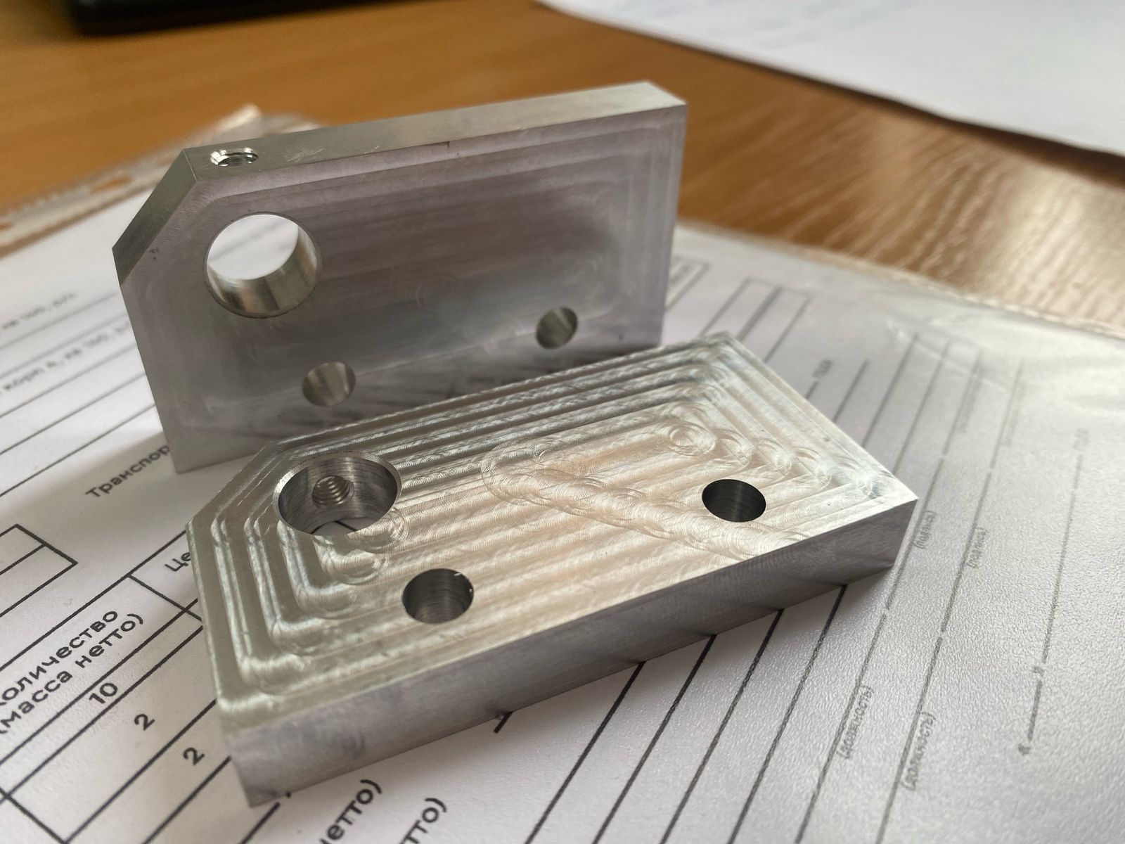 Пластины с цековками — работа Milling Group